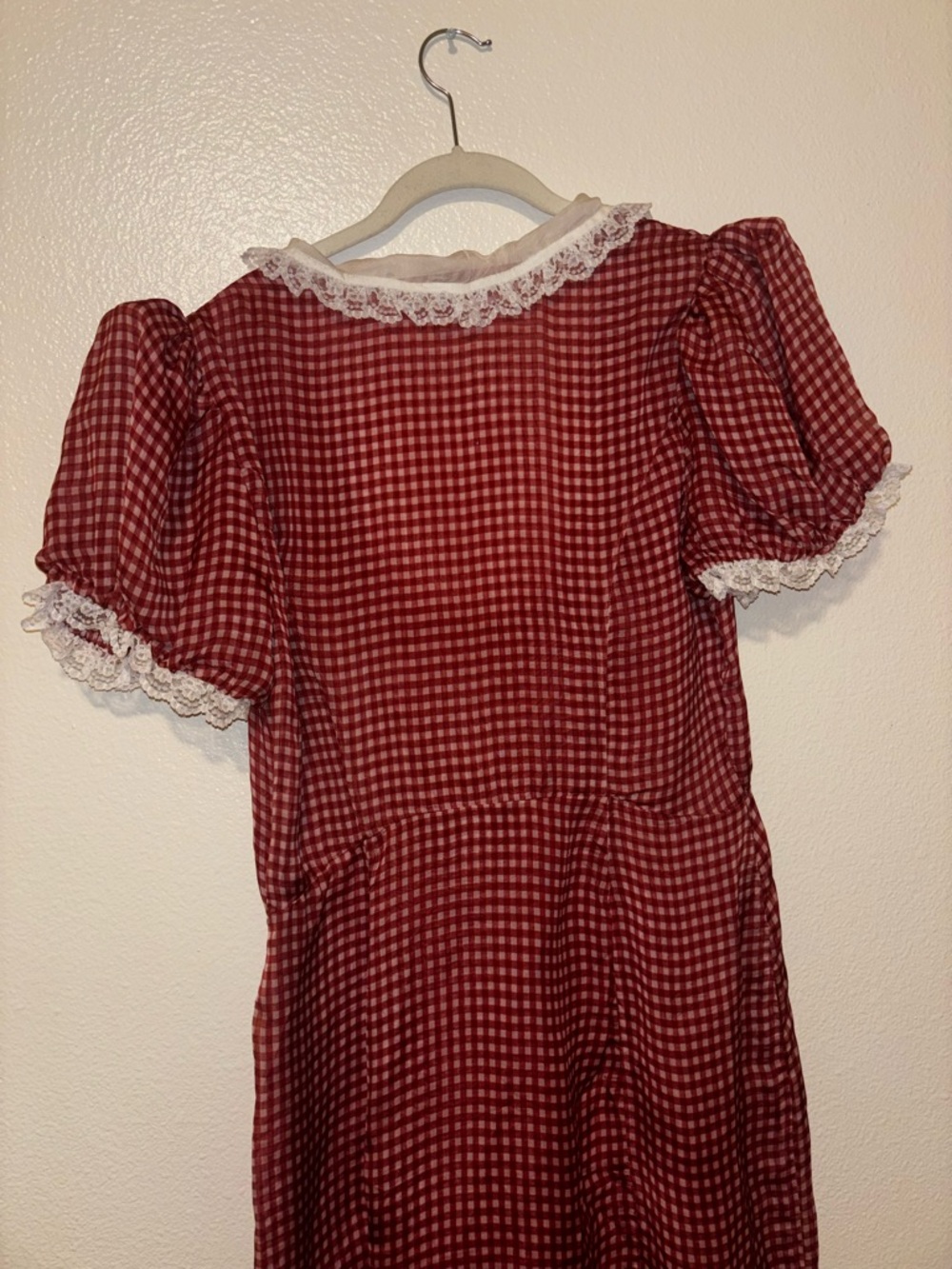 For love and lemons Bradford Gingham Maxi Dress NWOT XL - Picture 7 of 8